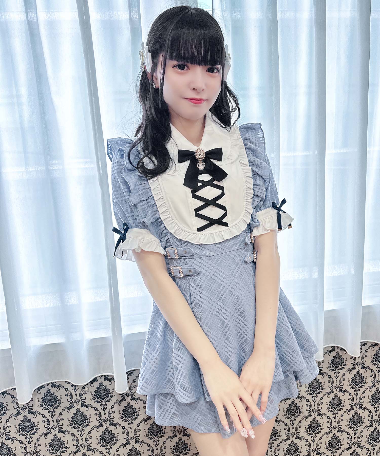 ロジータ ROJITA 総レースヨークレースアップセットアップ