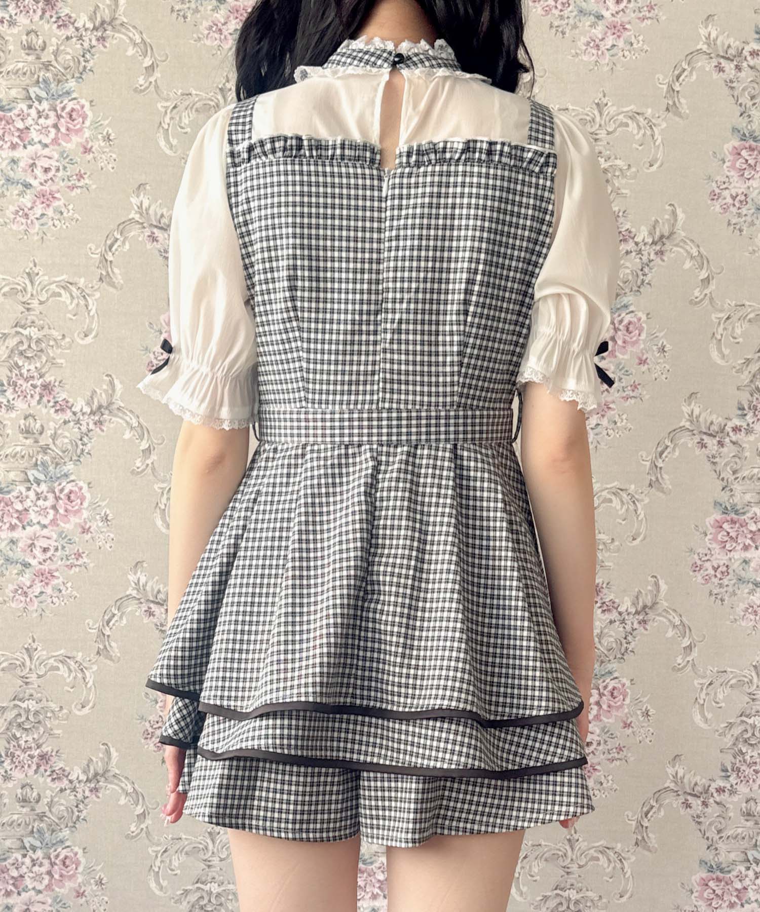 ロジータ ROJITA ベルト付きレイヤードセットアップ