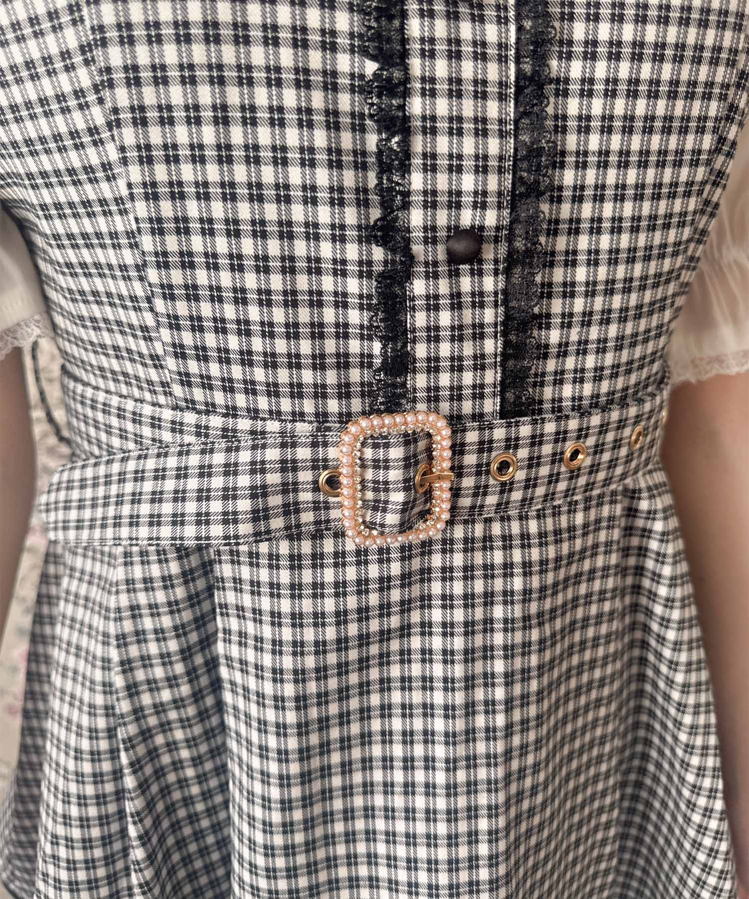 ロジータ ROJITA ベルト付きレイヤードセットアップ