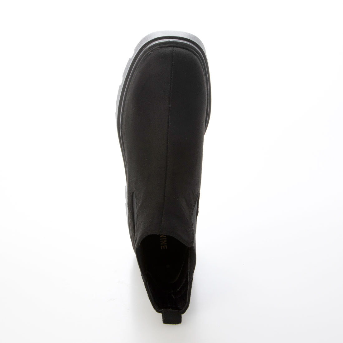 ルームナイン ROOM9 厚底 ショートブーツ レディース サイドゴアブーツ 黒 チェルシーブーツ