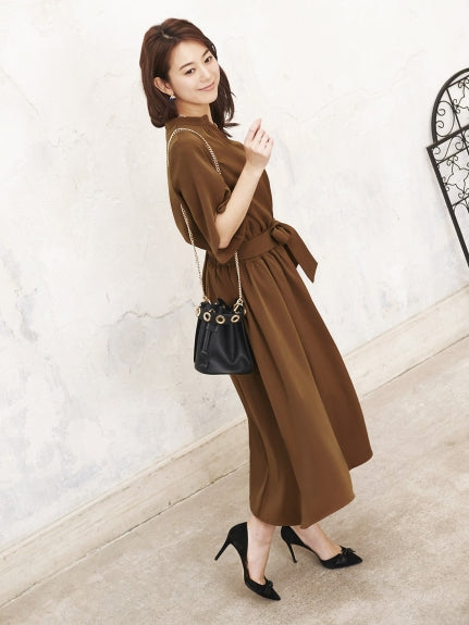 Choose from 2 types of TOPS Design sleeve flare skirt set