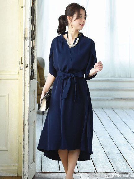 Choose from 2 types of TOPS Design sleeve flare skirt set