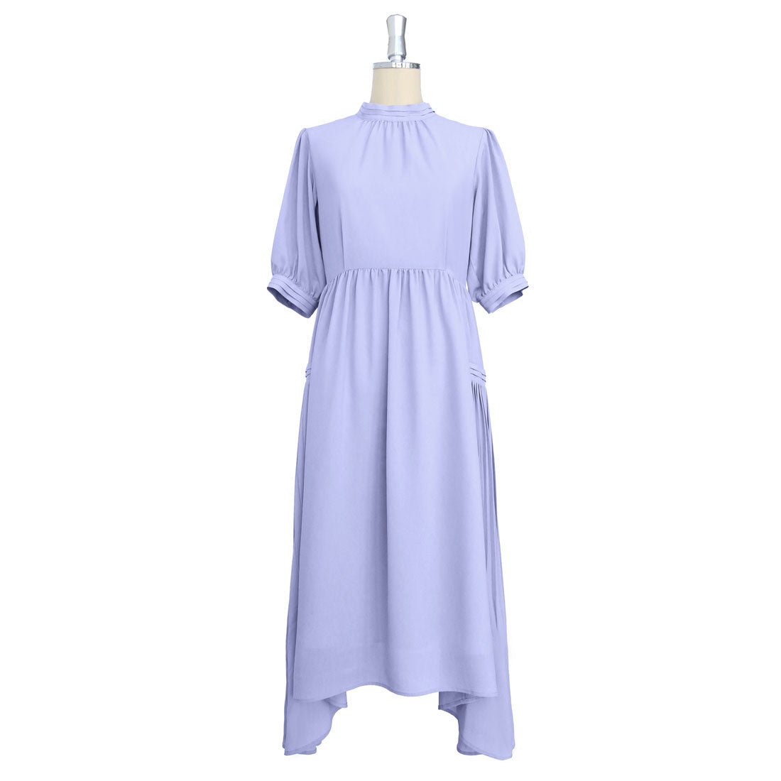 ルイルエブティック RUIRUE BOUTIQUE ジレ付きサイドプリーツワンピース