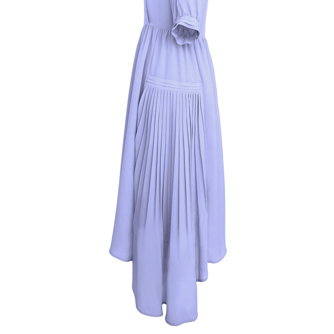 ルイルエブティック RUIRUE BOUTIQUE ジレ付きサイドプリーツワンピース