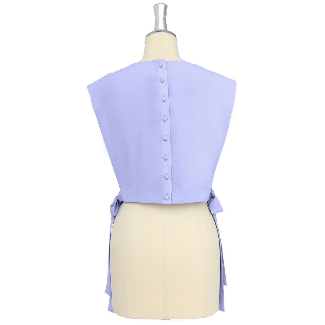 ルイルエブティック RUIRUE BOUTIQUE ジレ付きサイドプリーツワンピース