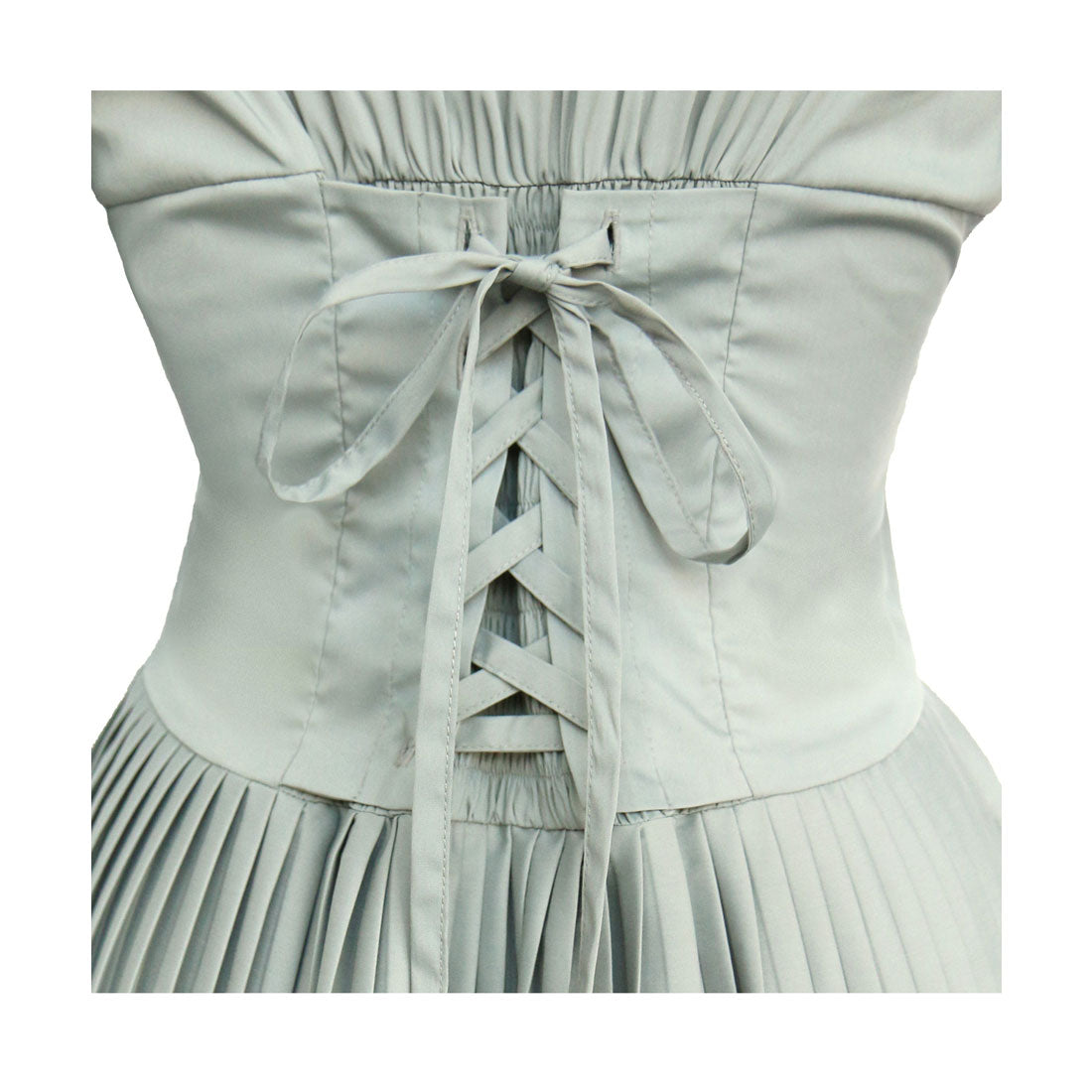 ルイルエブティック RUIRUE BOUTIQUE ビッグカラーティアードプリーツワンピース