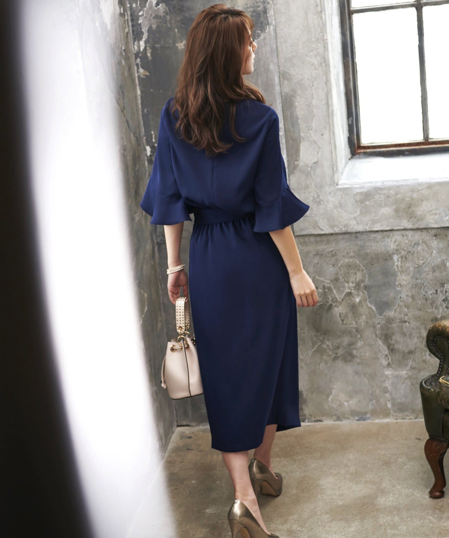 Choose from 2 types of TOPS Design sleeve flare skirt set