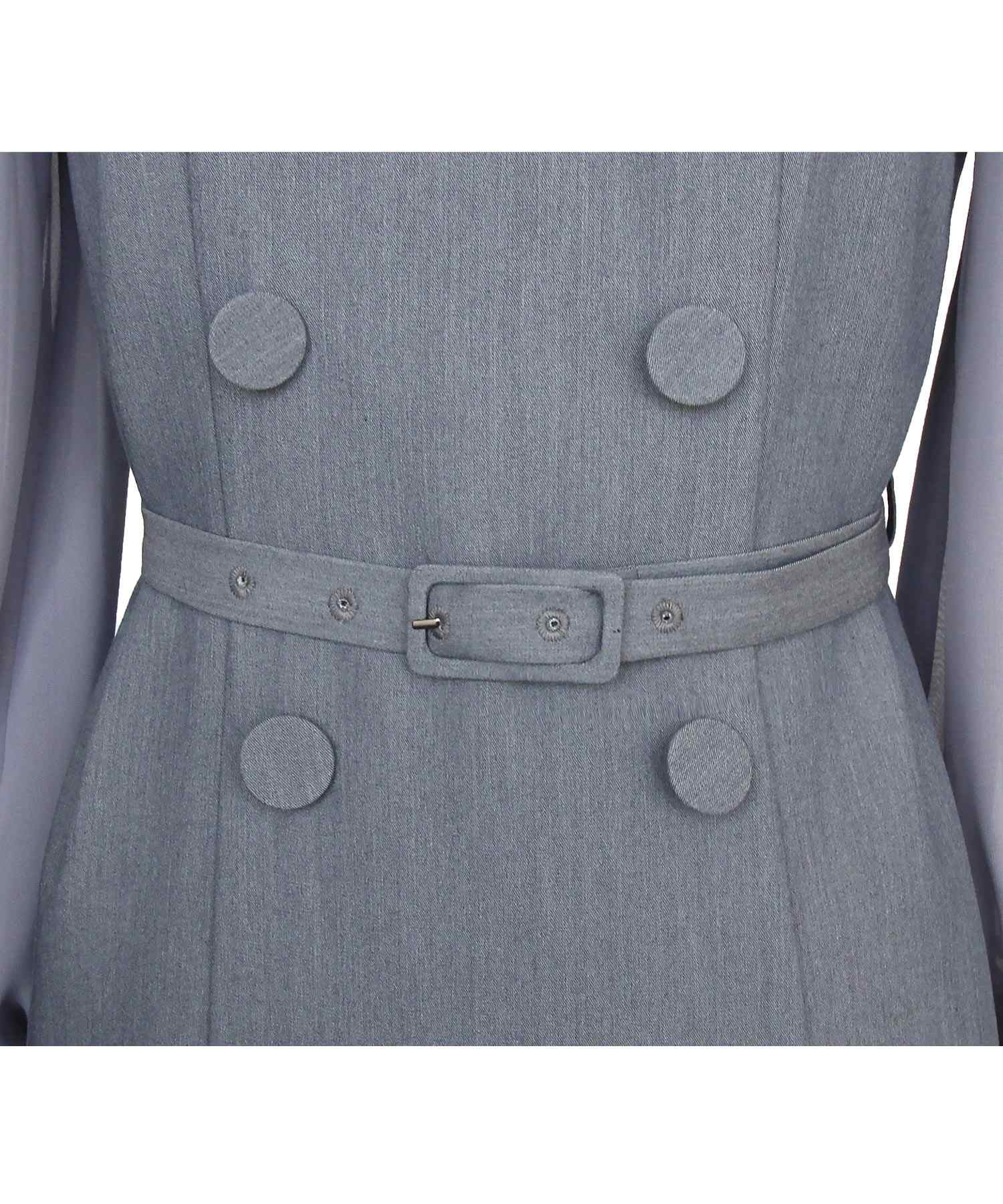 RUIRUE BOUTIQUE High-neck ribbon mermaid dress