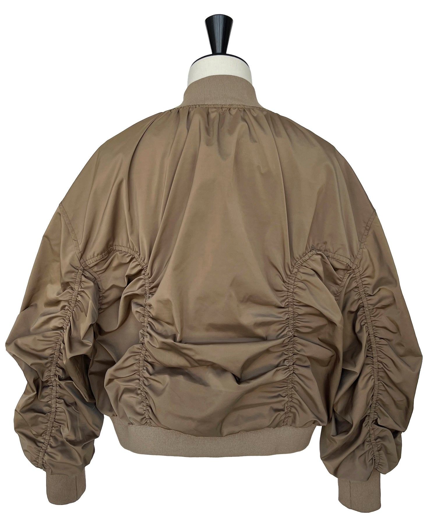 RUIRUE BOUTIQUE Shirred oversized blouson