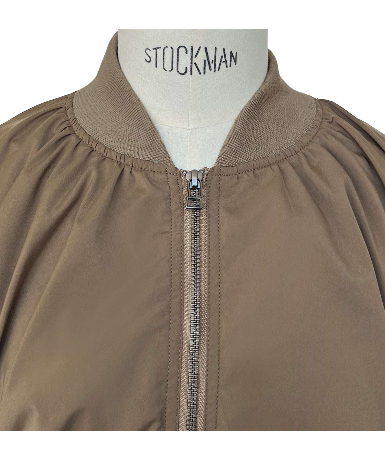 RUIRUE BOUTIQUE Shirred oversized blouson