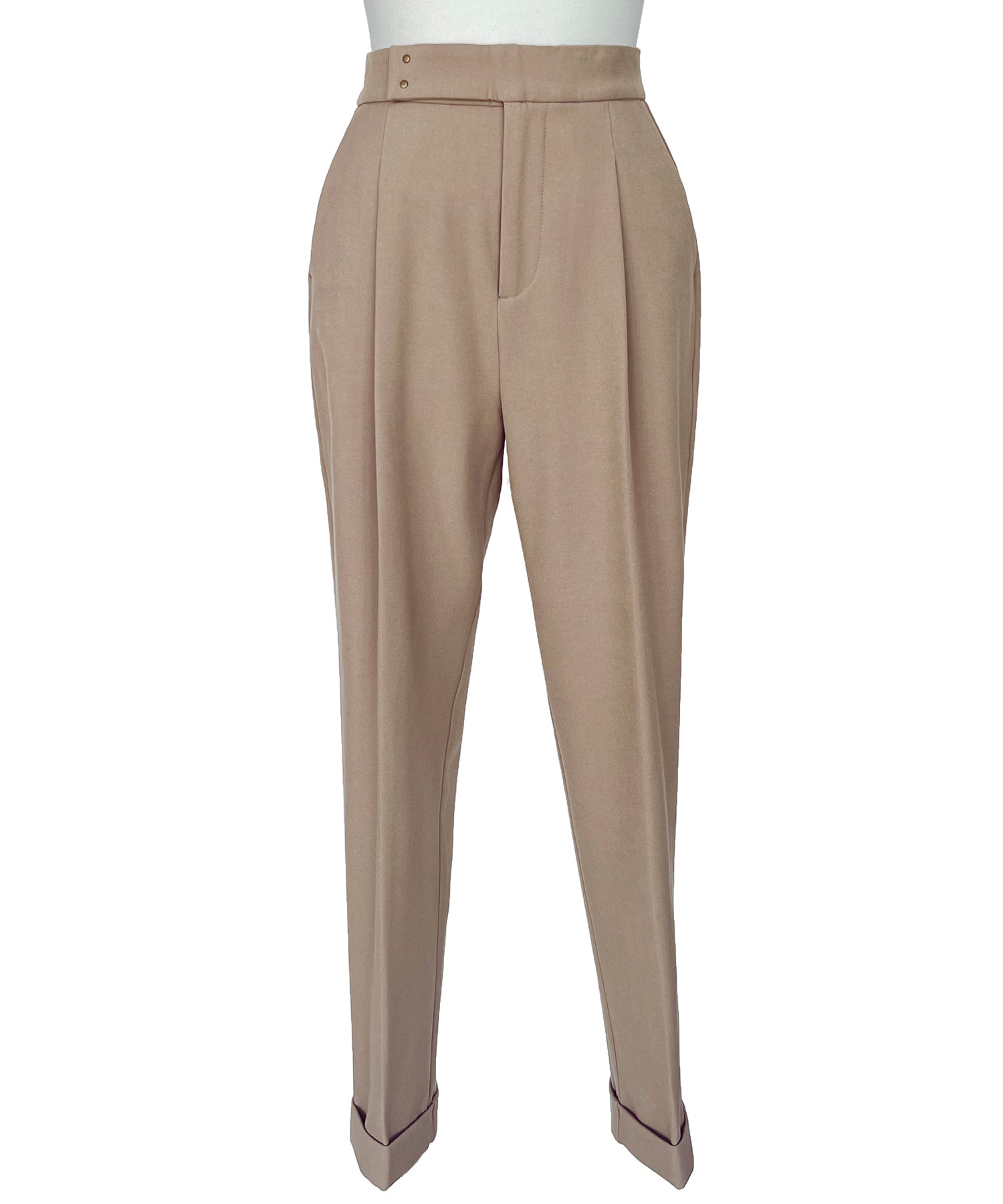 ルイルエブティック RUIRUE BOUTIQUE 【あたたか裏起毛シリーズ】シークレットゴム・ロールアップテーパードパンツ