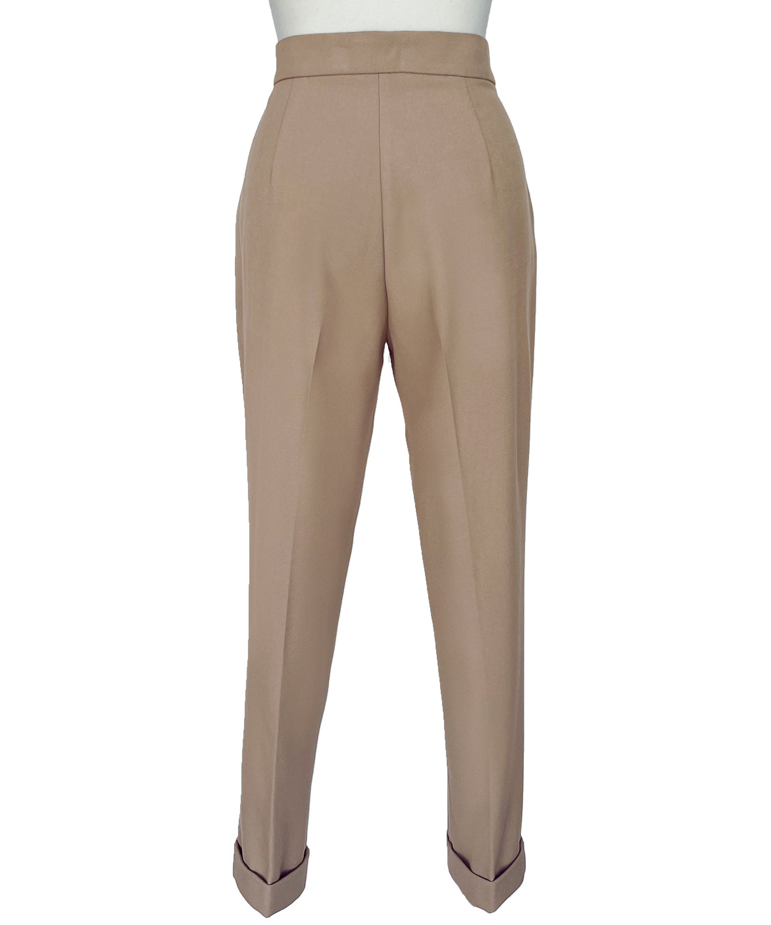 ルイルエブティック RUIRUE BOUTIQUE 【あたたか裏起毛シリーズ】シークレットゴム・ロールアップテーパードパンツ