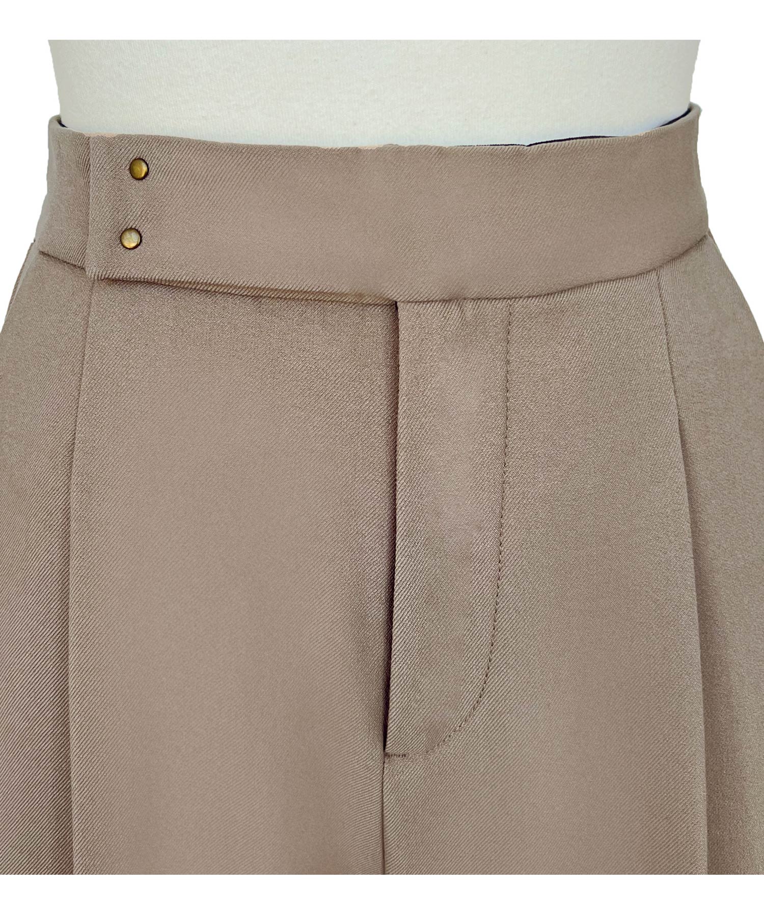 ルイルエブティック RUIRUE BOUTIQUE 【あたたか裏起毛シリーズ】シークレットゴム・ロールアップテーパードパンツ