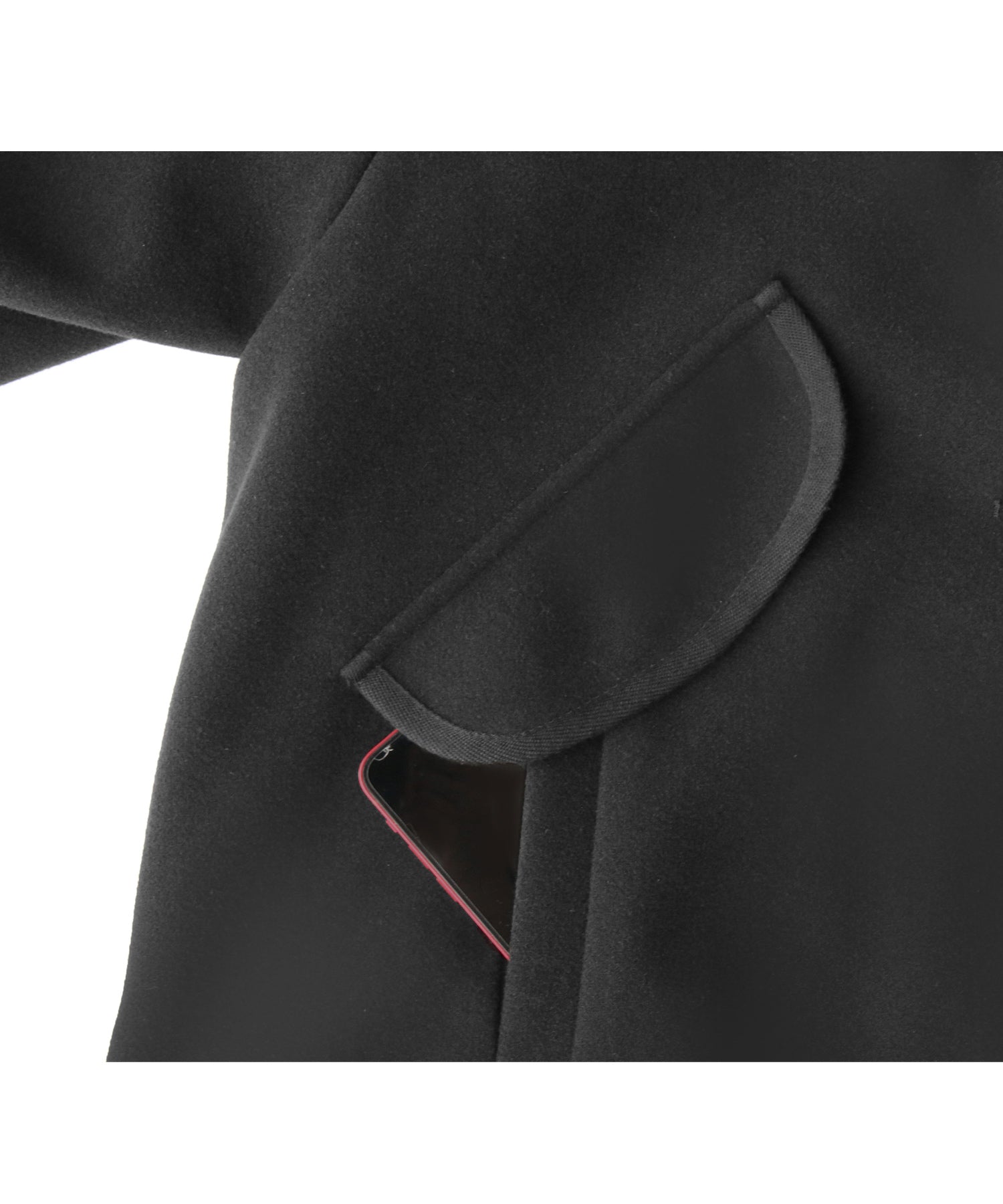 ルイルエブティック RUIRUE BOUTIQUE 【ウーリーストレッチ×ソフィーレイト】裏キルトフーデッドコート (ブラウン系) ブラウン系