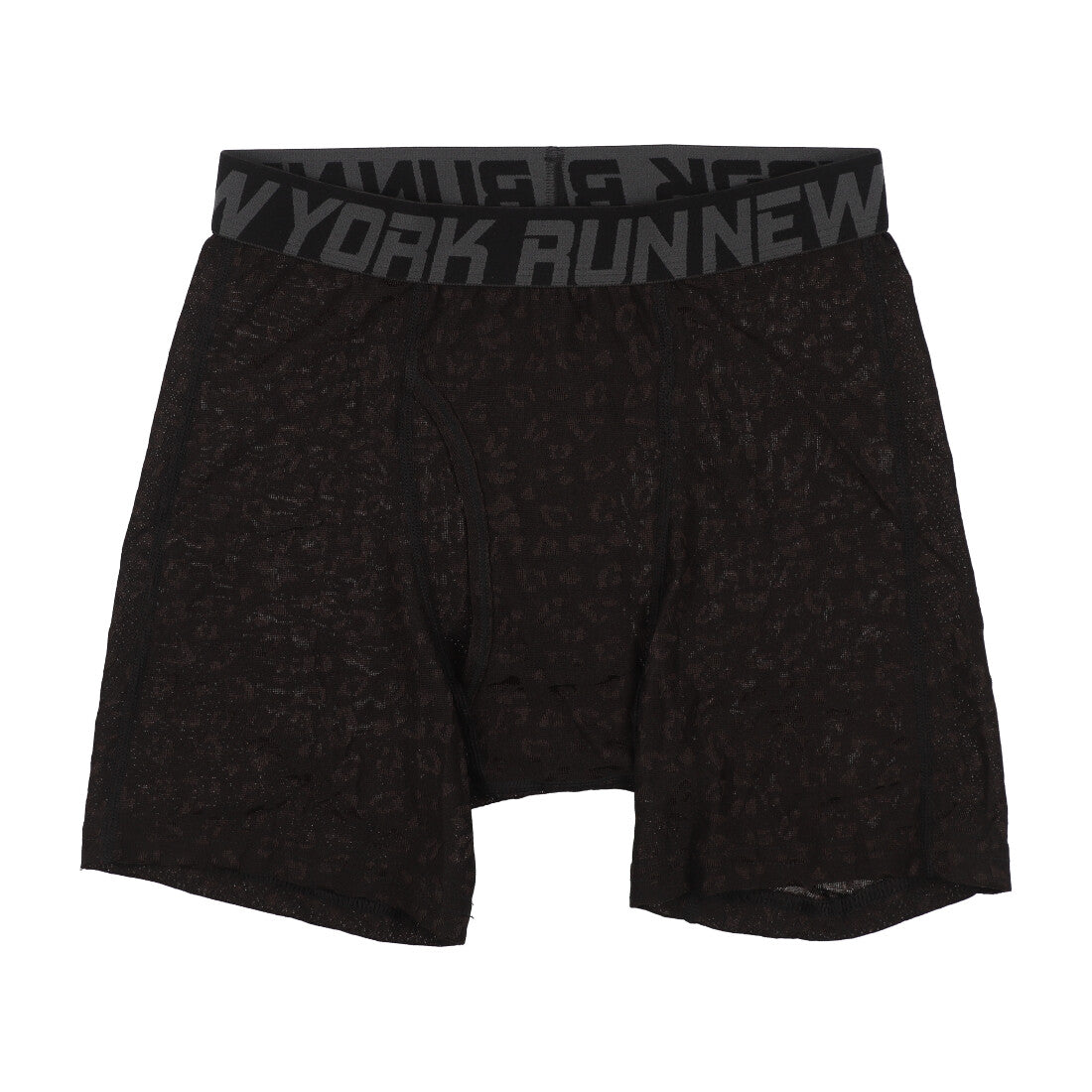 ランニューヨーク RUN NEW YORK 前開きセミロングボクサーブリーフ 【返品不可商品】 (ブラック) ブラック