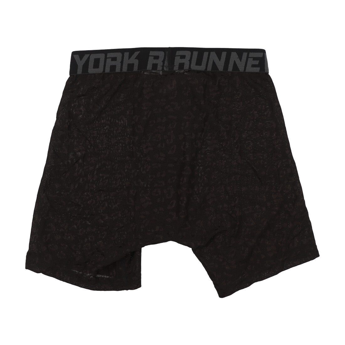 ランニューヨーク RUN NEW YORK 前開きセミロングボクサーブリーフ 【返品不可商品】 (ブラック) ブラック
