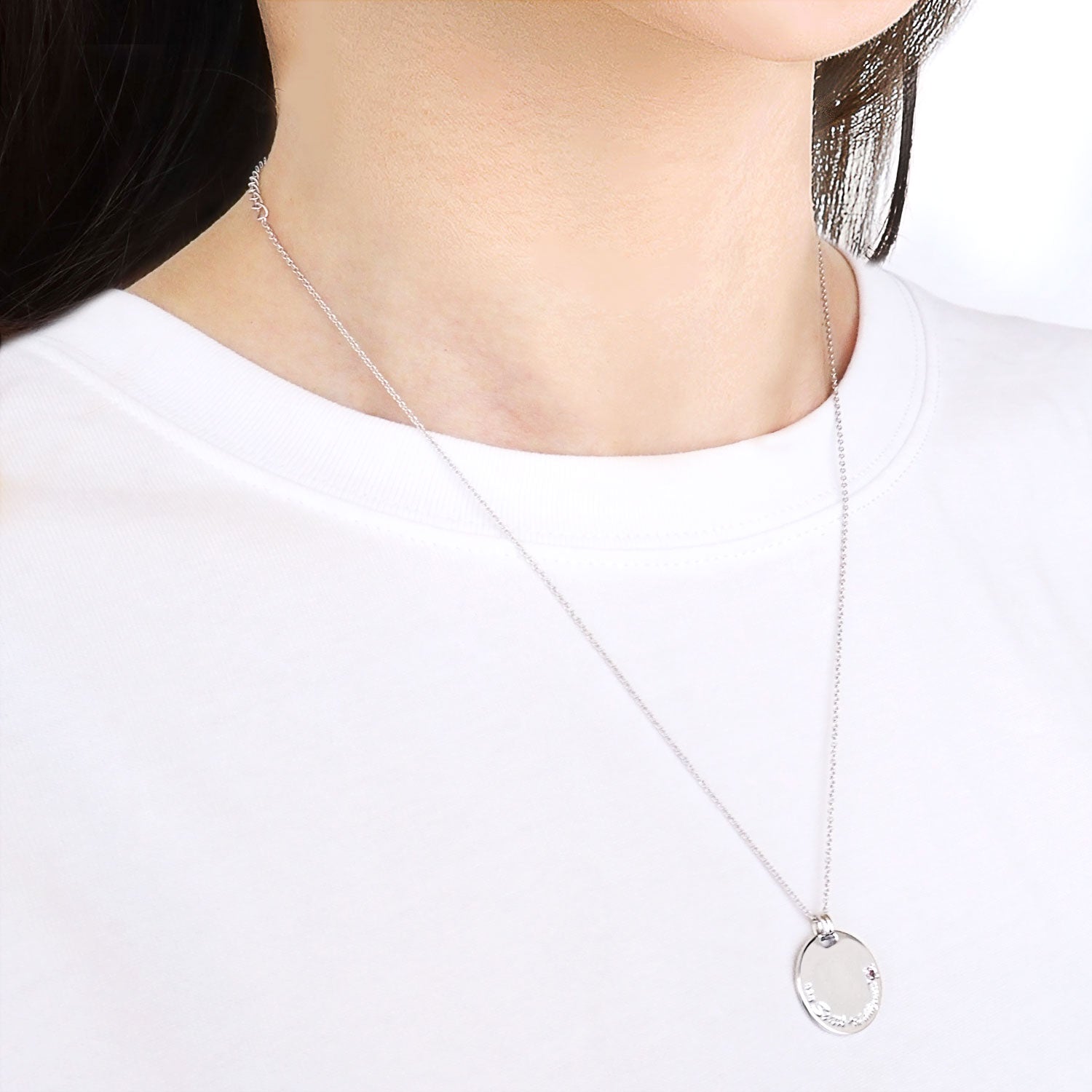 シアーズ Sears 選べる誕生石12色 ネックレス メンズ 10月 誕生石 テディベア 付 彼氏 誕生日プレゼント 男性 シルバー (10月ピンクトルマリン) 10月ピンクトルマリン