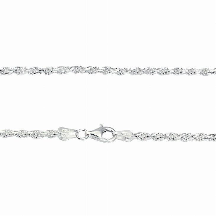 シアーズ Sears シルバー925 SILVER 925 カットフレンチロープチェーン 幅 2.4mm 50cm (シルバー) シルバー