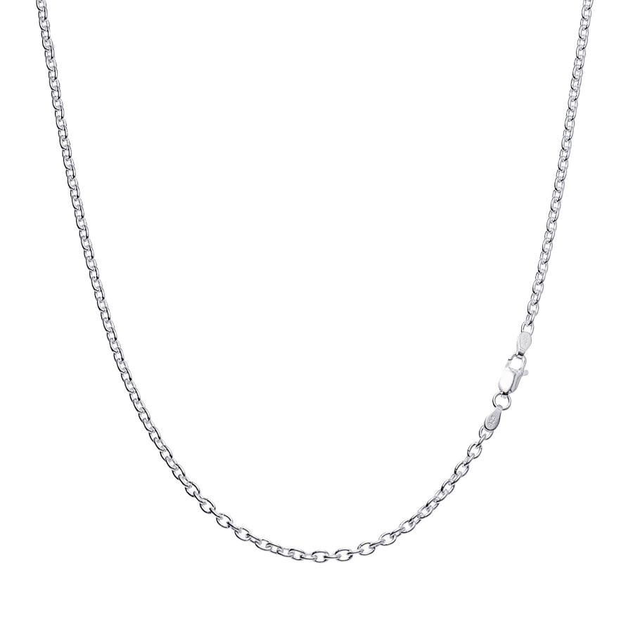 シアーズ Sears あずき チェーン ネックレス シルバー sv 925 幅 2.8mm 60cm (シルバー) シルバー