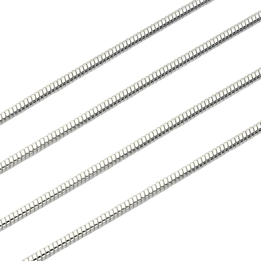 シアーズ Sears スネーク チェーン ネックレス シルバー sv 925 幅 1.8mm 50cm (シルバー) シルバー