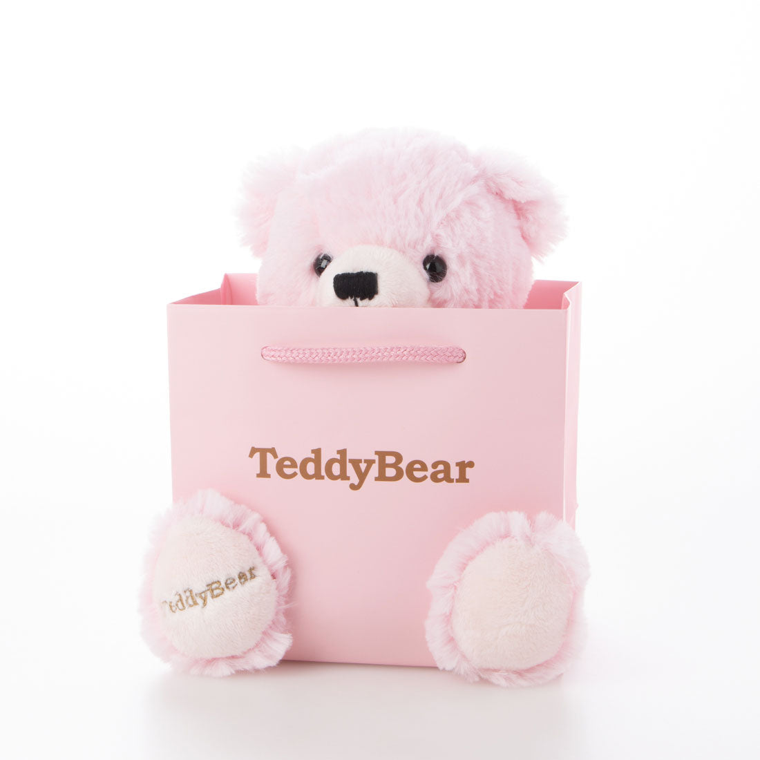 シアーズ Sears 天然ダイヤ ハート ネックレス レディース テディベア ぬいぐるみセット 7月 ルビー ピンクベア 1491-tdt-01-p7 テディベア:ピンク/7月ルビー