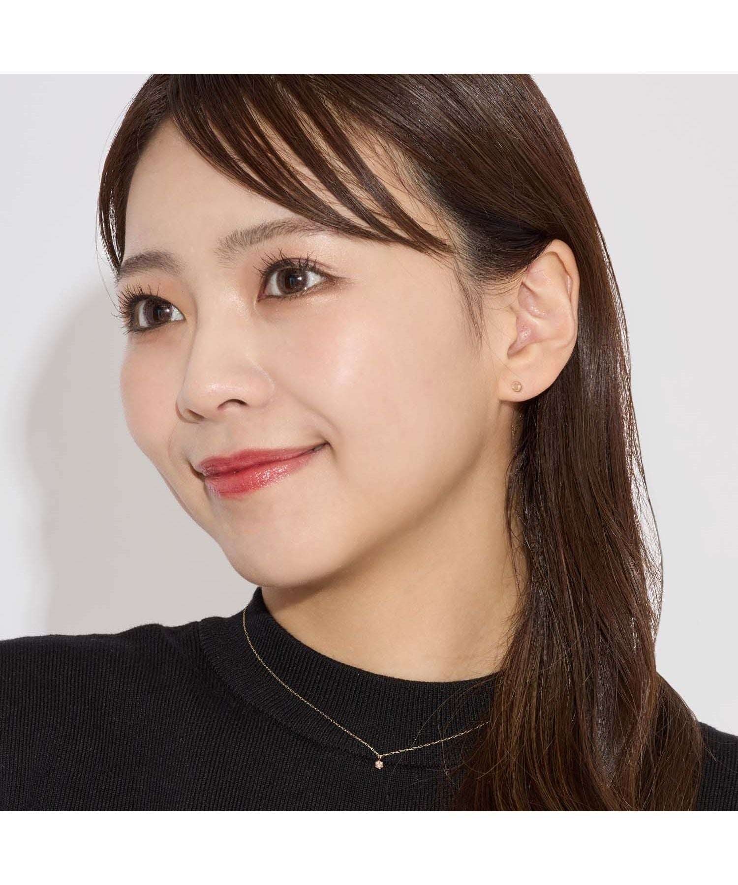 シアーズ Sears シアーズ ピアス レディース K10 スタッドピアス サークル 丸 10金 スタッド 誕生日 プレゼント ピンクゴールド K10PG ギフト ジュエリー se