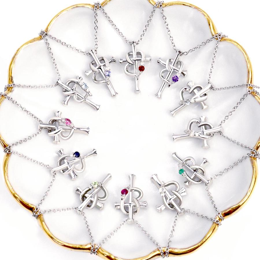 シアーズ Sears ネックレス クロス ハート ダイヤモンド 12月 タンザナイト テディベア パールホワイト (テディ:ホワイト/タンザナイト 12月) テディ:ホワイト/タンザナイト 12月