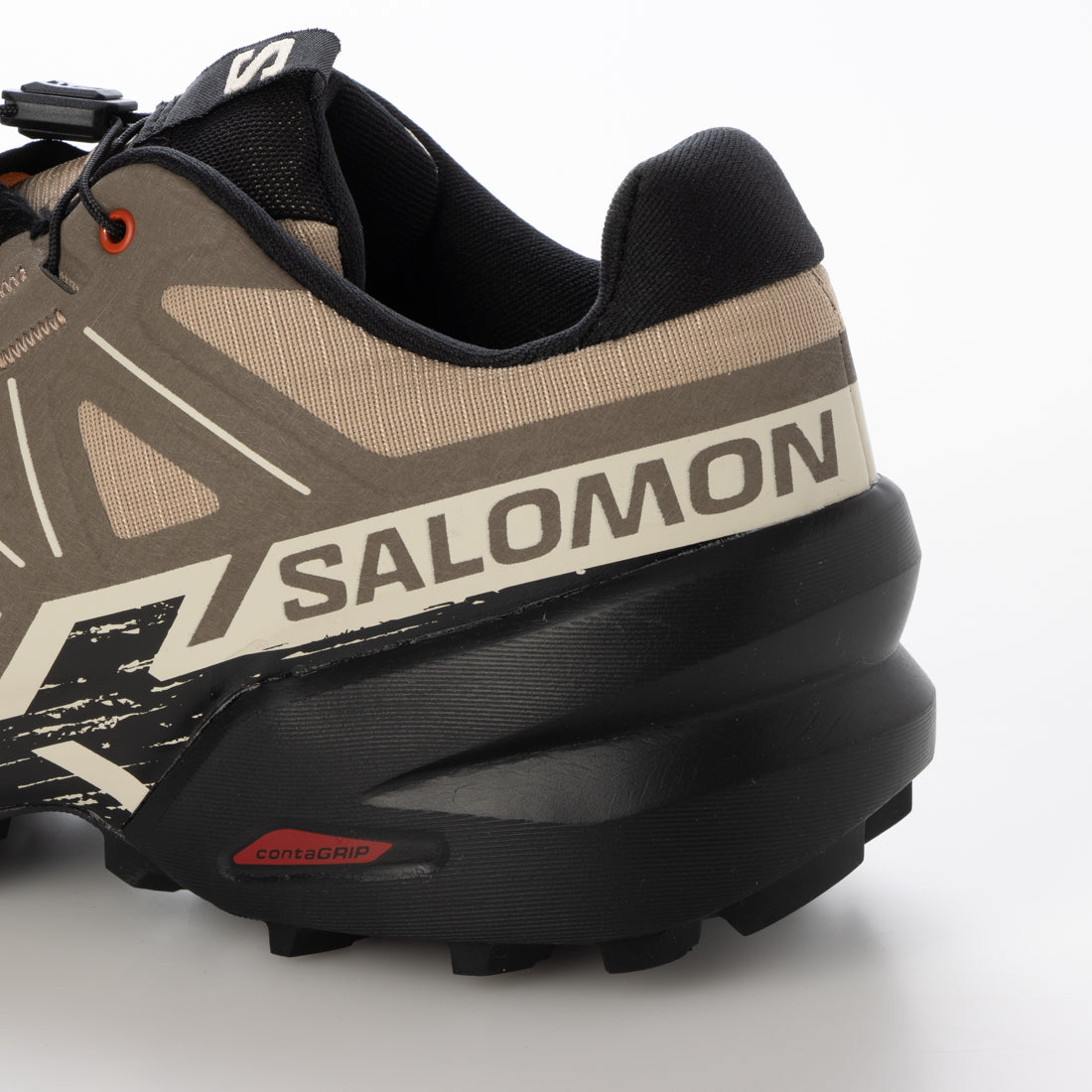 サロモン SALOMON SPEEDCROSS 6 トレイルランニングシューズ (ナチュラル×BK×ミルク) ナチュラル×BK×ミルク