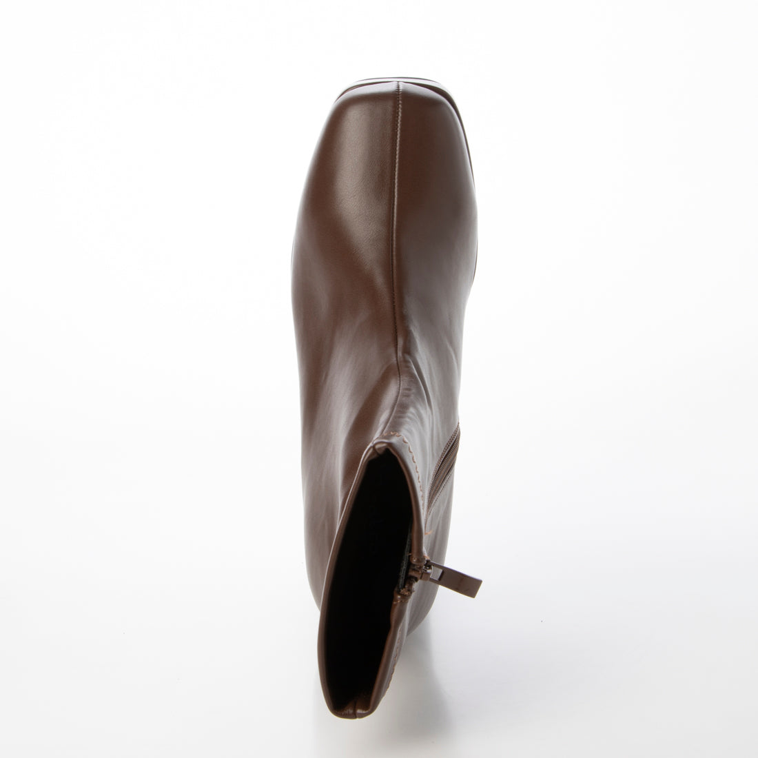 パレード Parade 【厚底】スクエアトゥ センターシームストレッチブーツ 1292-WK (ダークブラウン) ダークブラウン