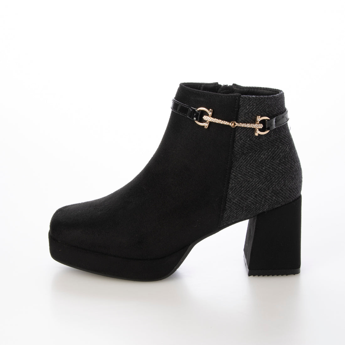 パレード Parade スクエアトゥサイドビットブーツ 1353