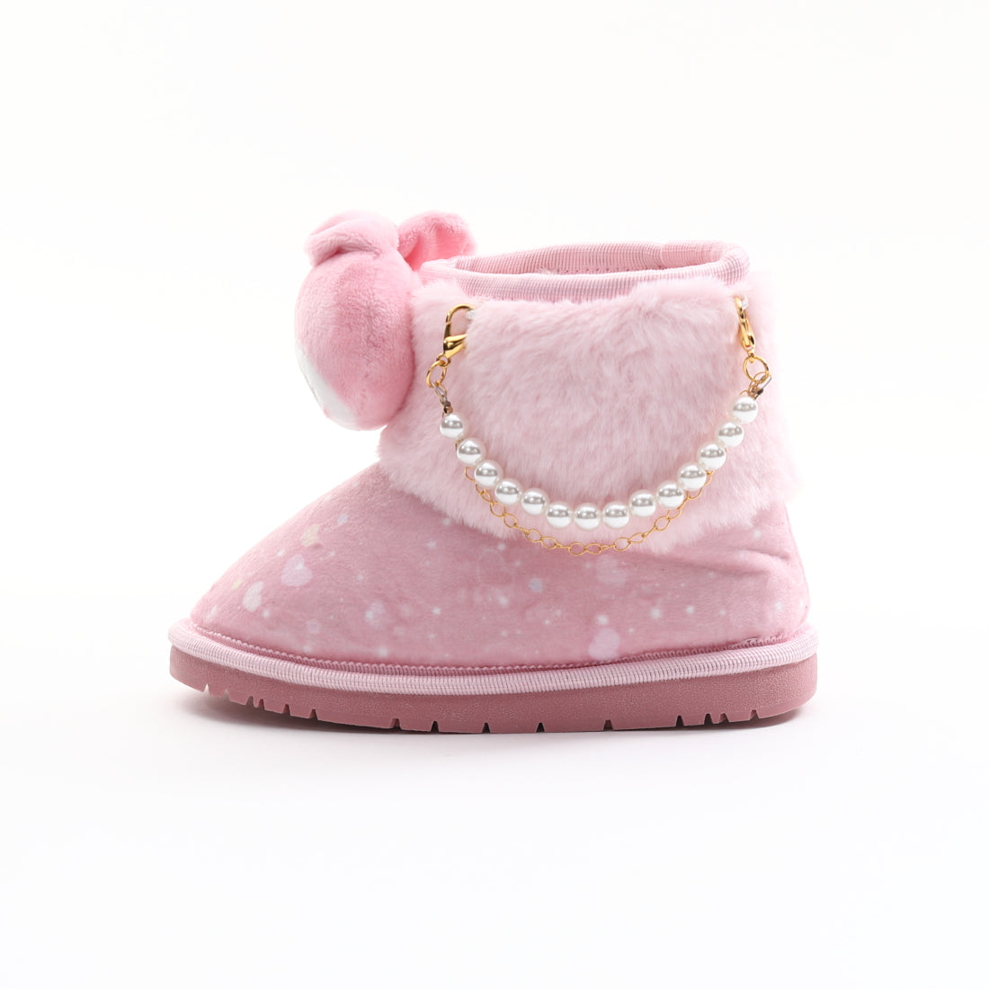 サンリオ Sanrio キッズ 子供 女の子 ブーツ シナモロール クロミ マイメロディ ハローキティ ふわふわ かわいい H81245