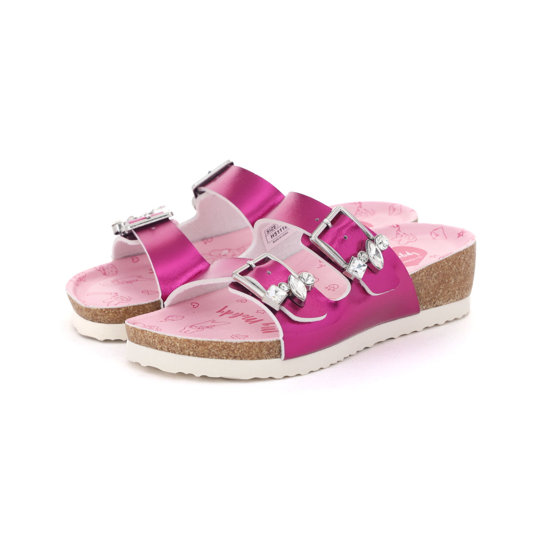 サンリオ Sanrio キッズ サンダル 女の子 子供 マイメロ クロミ シナモロール かわいい ビジュー キラキラ 日本限定 H51116 (ピンク(マイメロ)) ピンク(マイメロ)