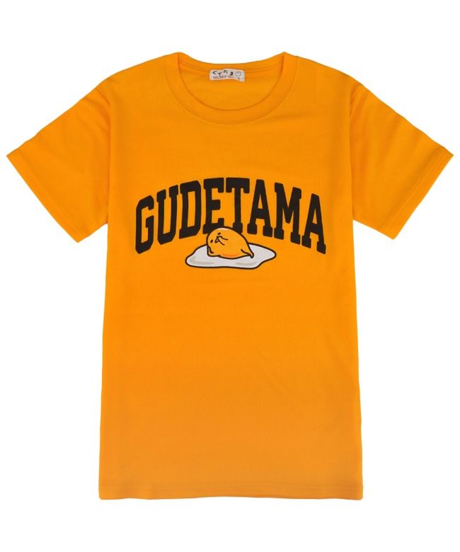 adidas gazelle silver green womens Sanrio Gudetama T-Shirt Quick Dry Dry Short Sleeve Sanrio Characters S