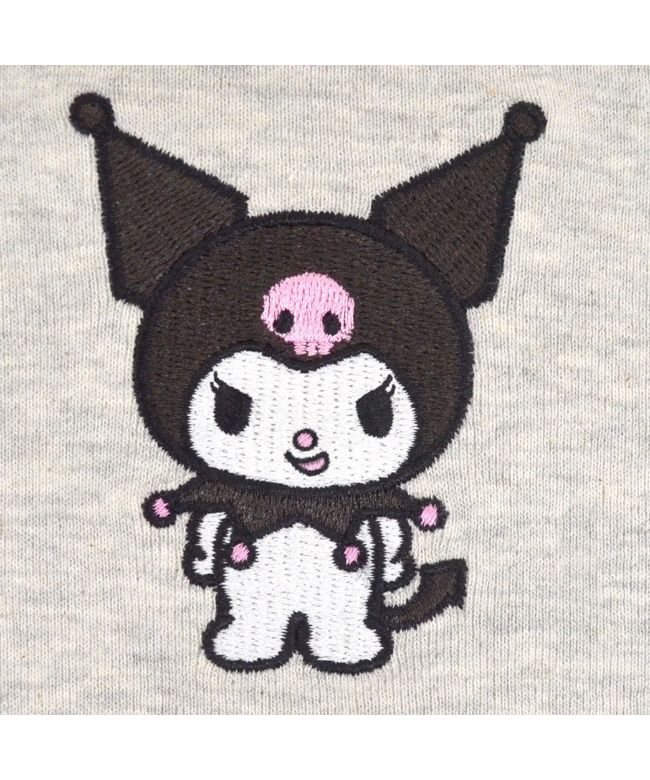 サンリオ Sanrio クロミ Tシャツ ちびT サンリオ キャラクターズ 刺繍 レディース ショート丈 半袖