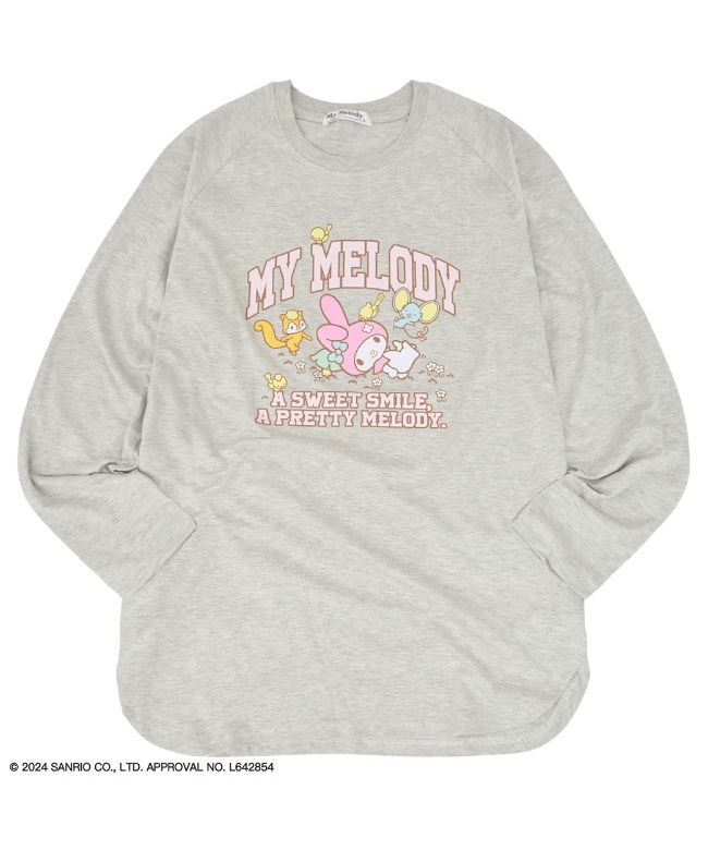 Sanrio My Melody Raglan Long Sleeve T-Shirt for Women