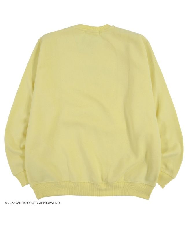 Sanrio Pompompurin Sanrio Trainer Fleece-Lined Sweatshirt Long Sleeve Print sanrio M L LL