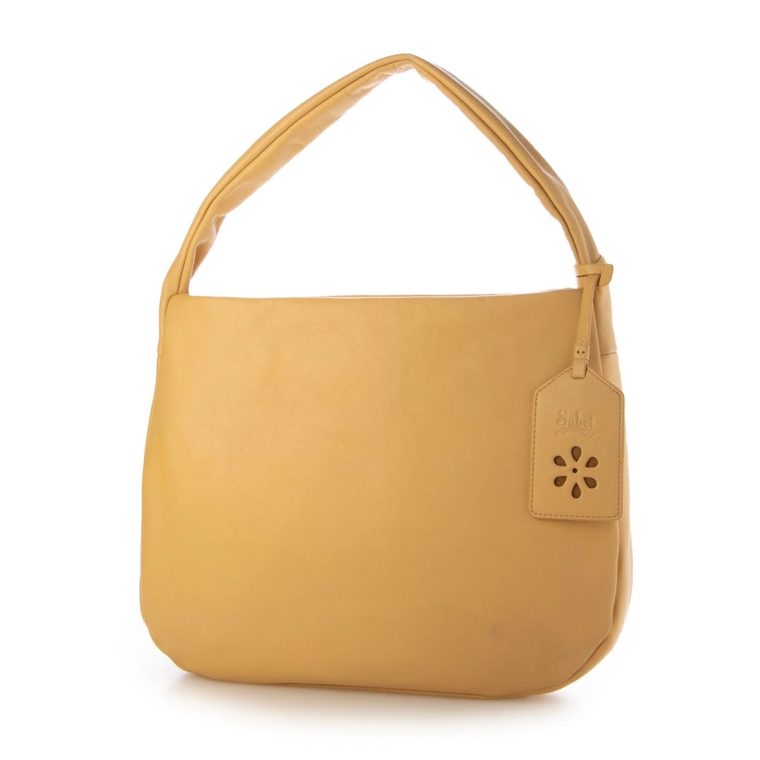 サベット Sabet ソフトレザーシンプルセミショルダー (クリーム) クリーム