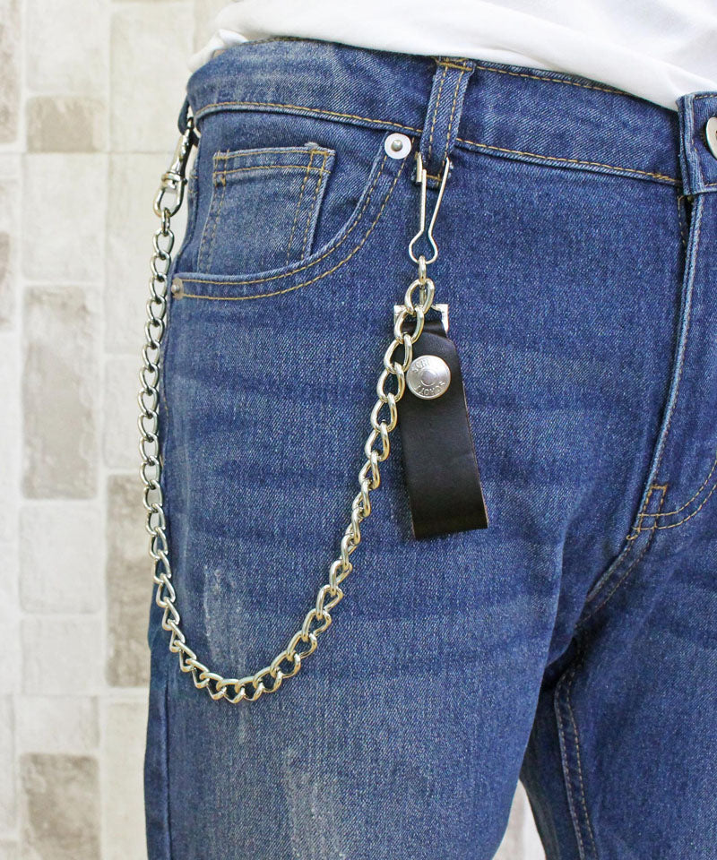 ショット Schott WALLET CHAIN ウォレット チェーン クリップ式 小物 メンズ ブランド (2-ブラウン) 2-ブラウン