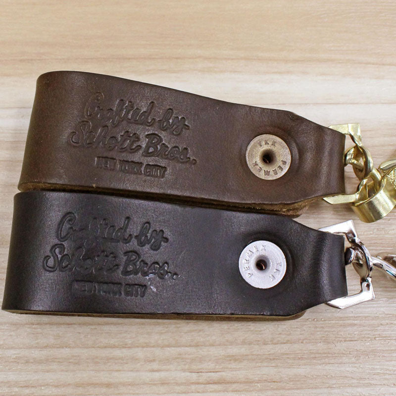 ショット Schott WALLET CHAIN ウォレット チェーン クリップ式 小物 メンズ ブランド (2-ブラウン) 2-ブラウン