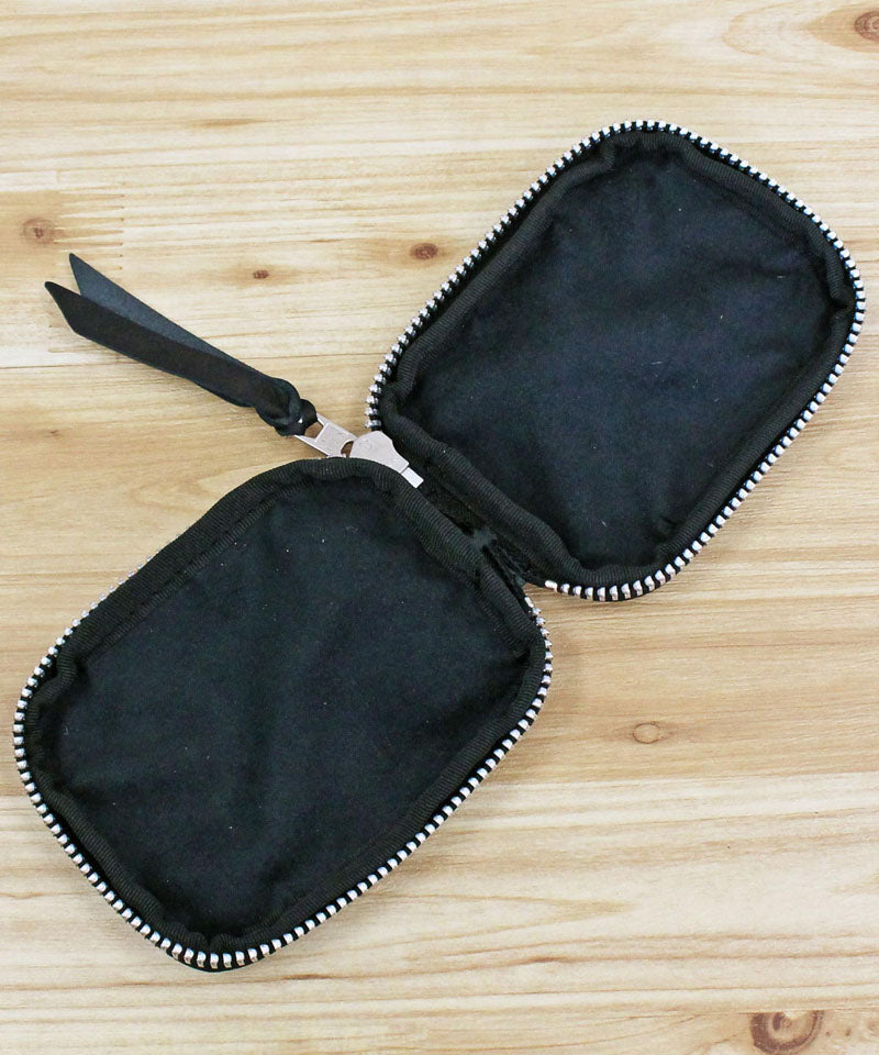 ショット Schott EAGLE STUDS LEATHER MALCH CASE イーグルスタッズ マルチケース レザーパース 小物 メンズ ブランド (1-ブラック) 1-ブラック