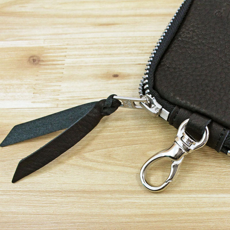 ショット Schott EAGLE STUDS LEATHER MALCH CASE イーグルスタッズ マルチケース レザーパース 小物 メンズ ブランド (1-ブラック) 1-ブラック