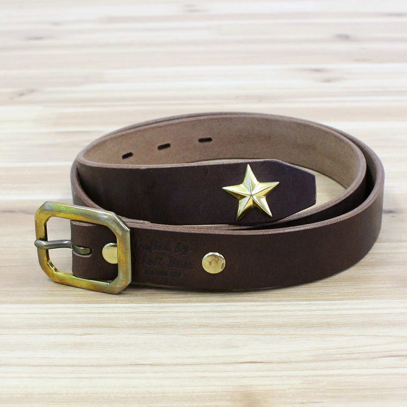 Schott PERFECT BELT NARROW Perfect Belt Narrow Leather Belt Genuine Leather  Men's Brand
