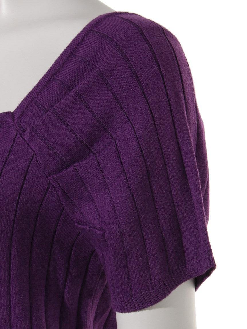 シュープリームララ Supreme.La.La. ワイドリブパワショルニット (キャメル) キャメル