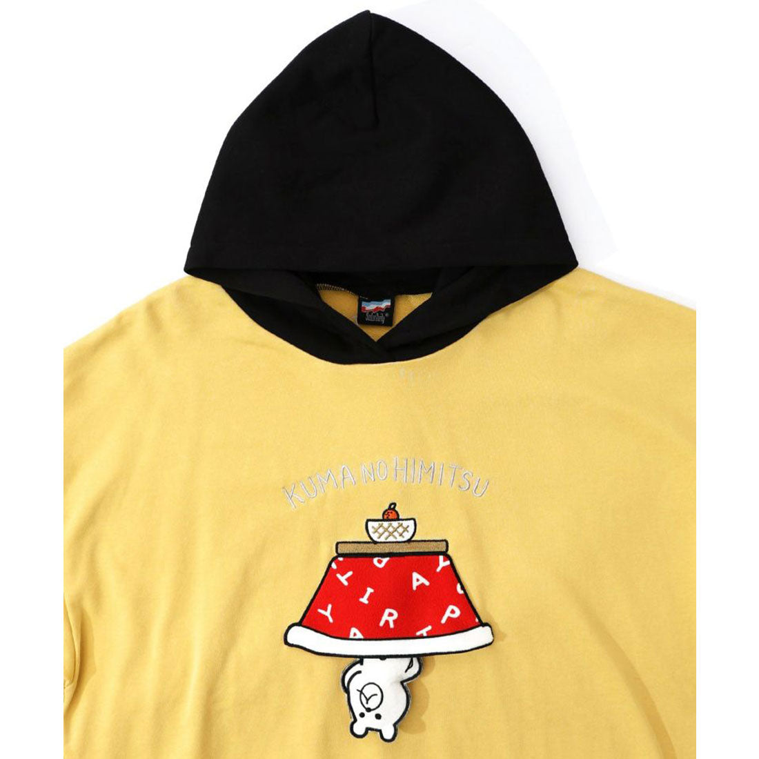 スカラー ScoLar ぐうたらの極み こたつクマフード付きプルオーバー (マスタード) マスタード