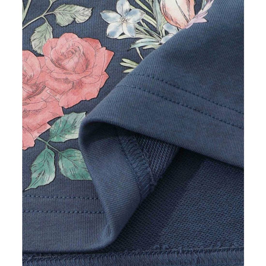 スカラー ScoLar アフタヌーンティーパーティー柄プルオーバー (ブラック) ブラック