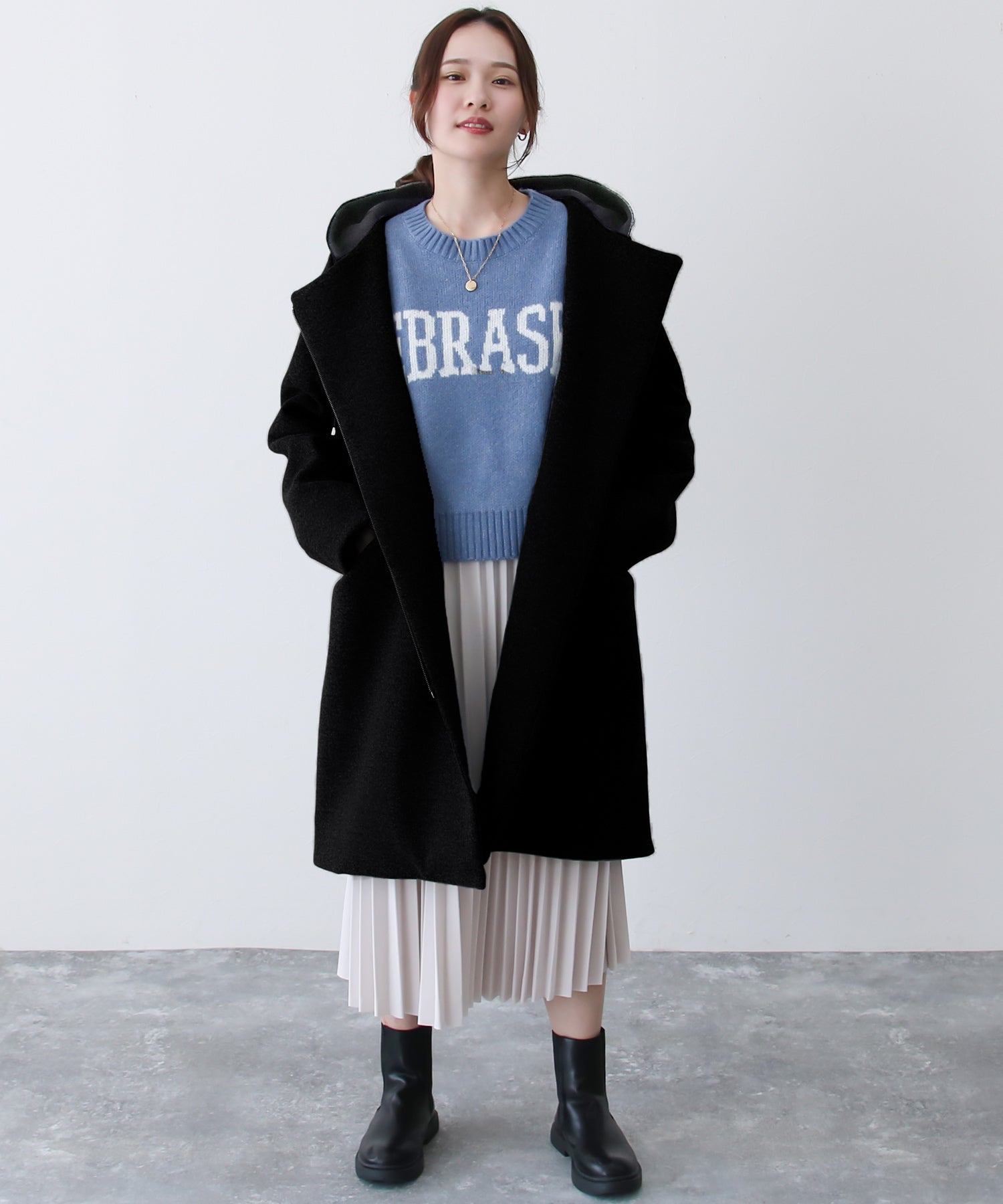 ソーシャルガール SocialGIRL フード付きZIPコート