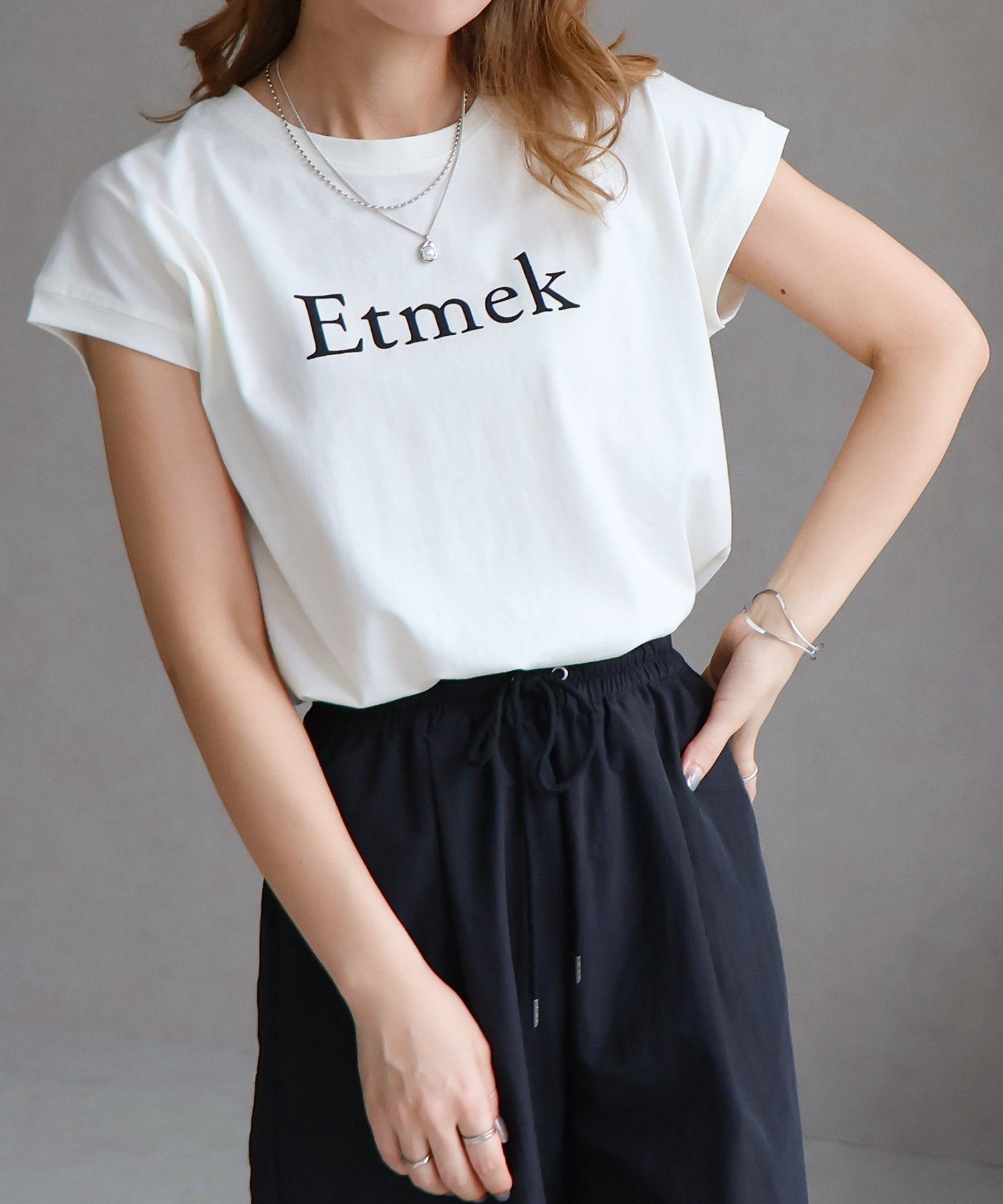 ソーシャルガール SocialGIRL フレンチスリーブトップス (ピンク) ピンク