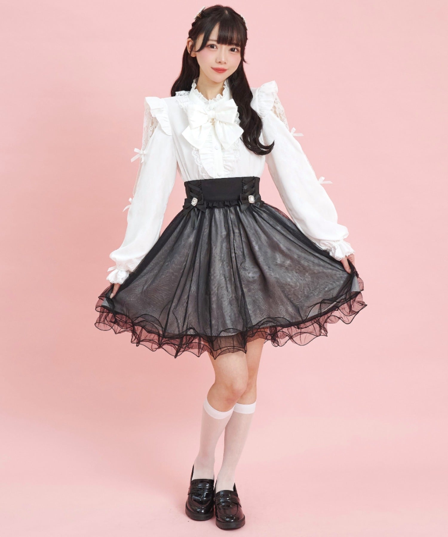 シークレットハニー Secret Honey サイドレースアップチュールスカート