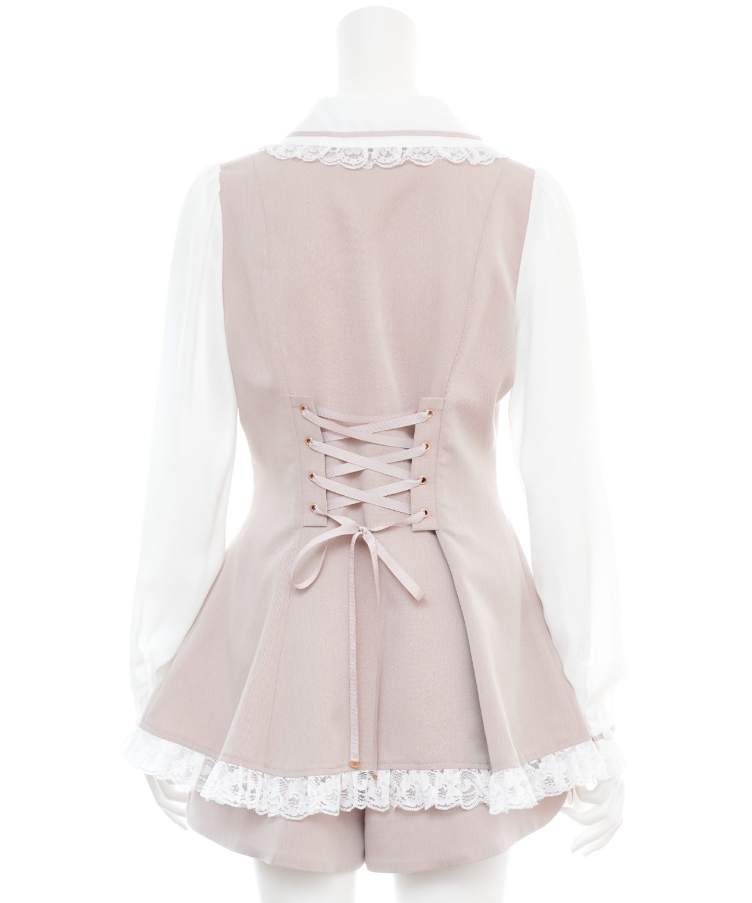 シークレットハニー Secret Honey ネクタイ付きラウンドカットセットアップ