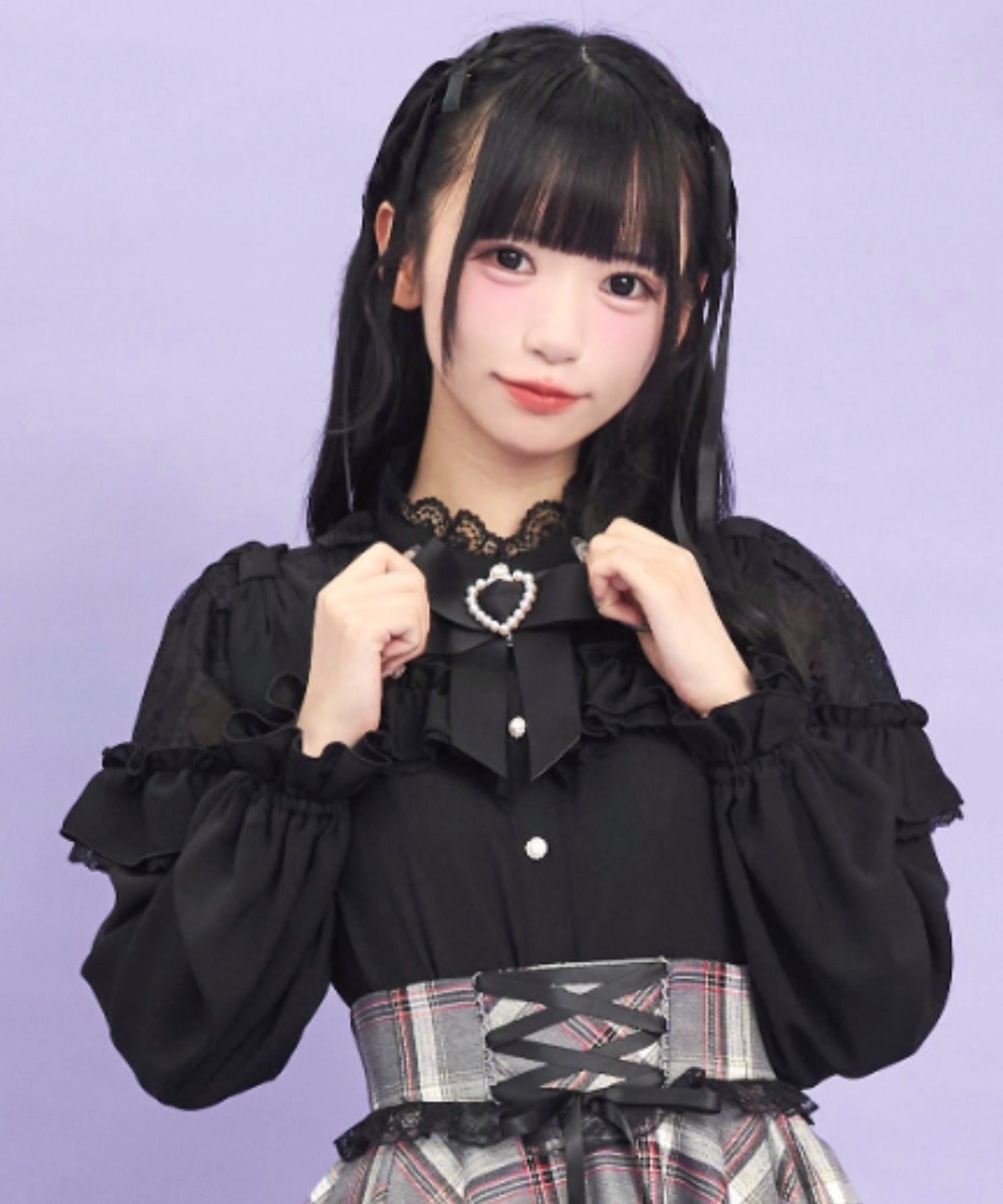 シークレットハニー Secret Honey ショルダーリボンブラウス (クロ) クロ